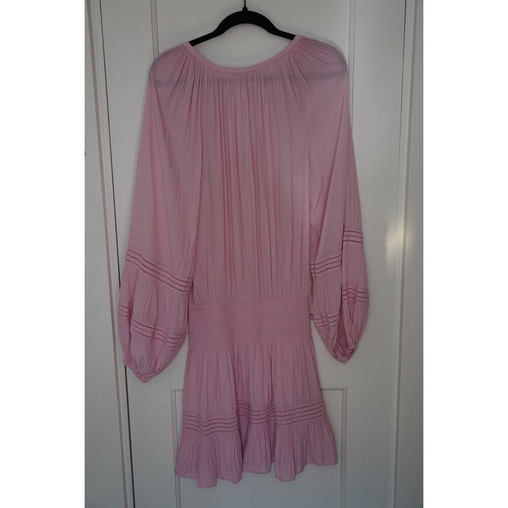 Proenza Schouler White Label Noelle Dress Knit Midi Short Sleeve SZ XL - Picture 7 of 7